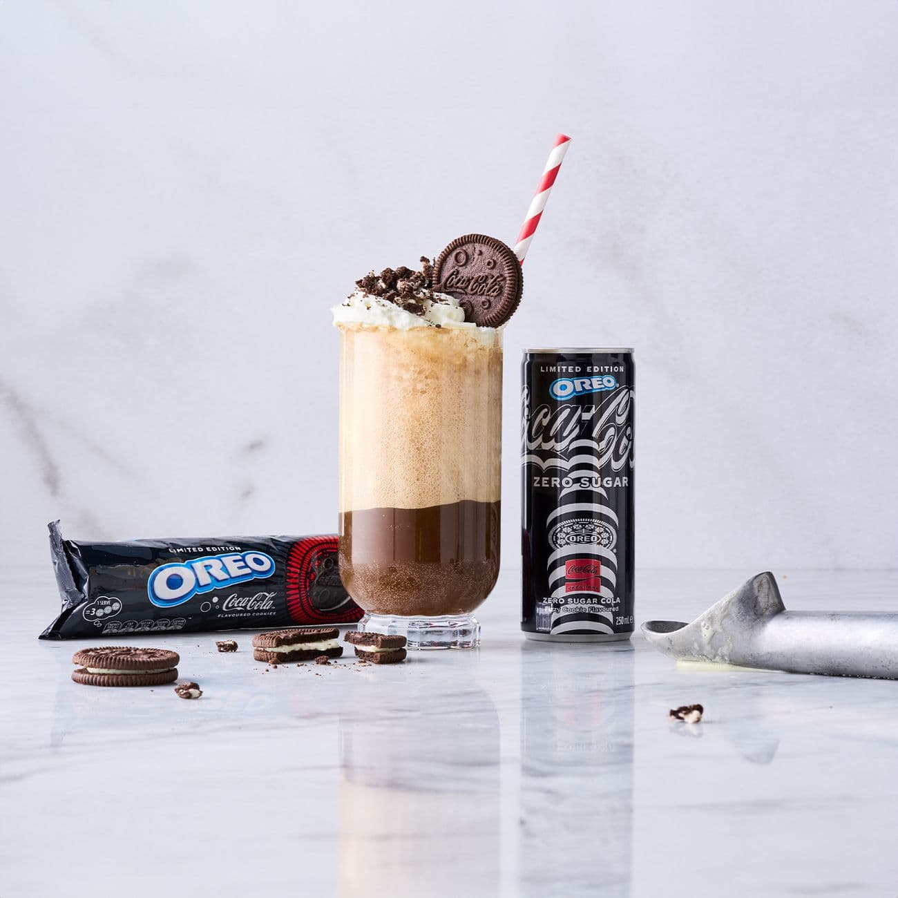Oreo Coca-Cola Float